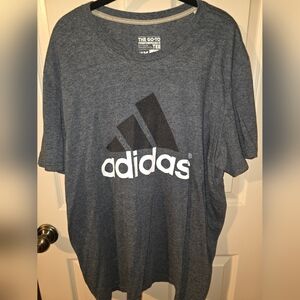 Mens 2XL Adidas Grey T-shirt